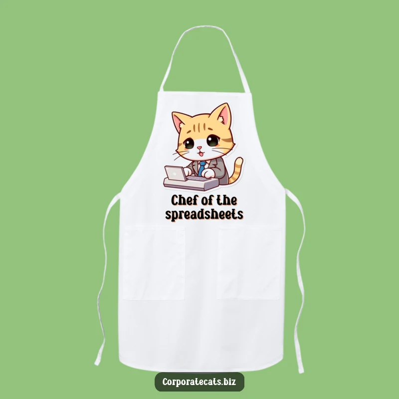 Funny Cat Chef Apron: Cook with Style, a Perfect Culinary Gift
