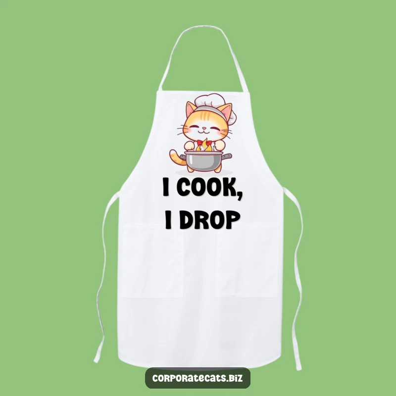 Funny Cat Chef Apron: Ready for Kitchen Clangs - Perfect Funny Chef Gift!