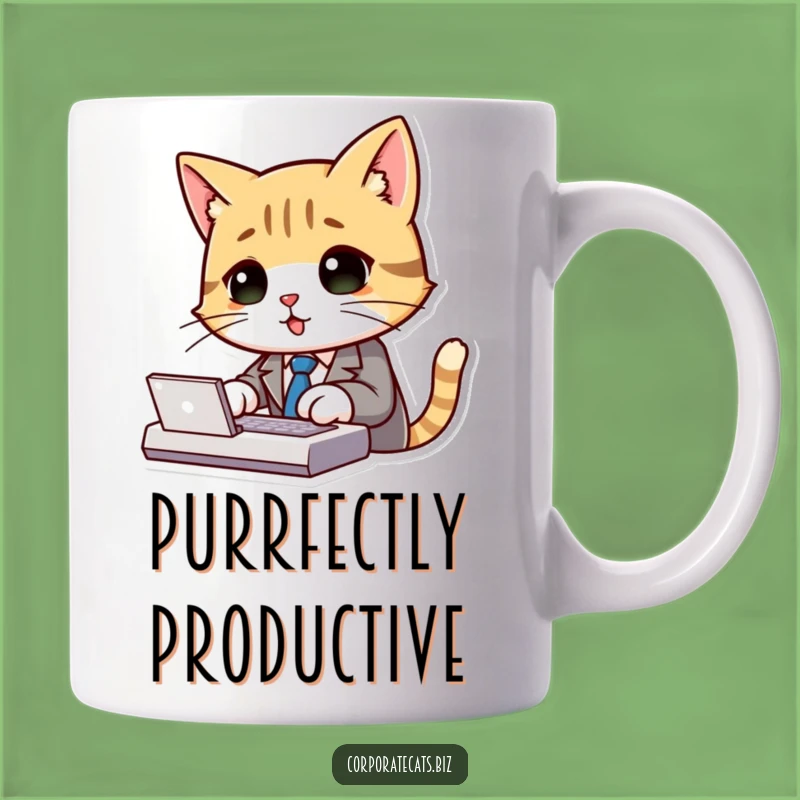 Funny Cat Business Mug: The Perfect Humorous Gift for Professionals