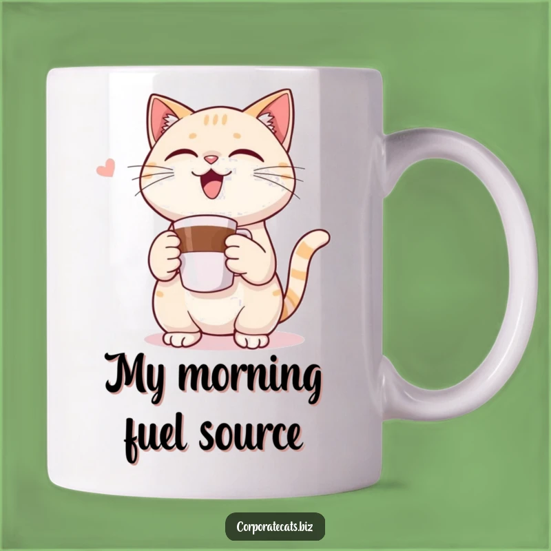 Funny Cat Holder of Tiny Coffee Cup Mug - Perfect Gift for Coffee Lovers!