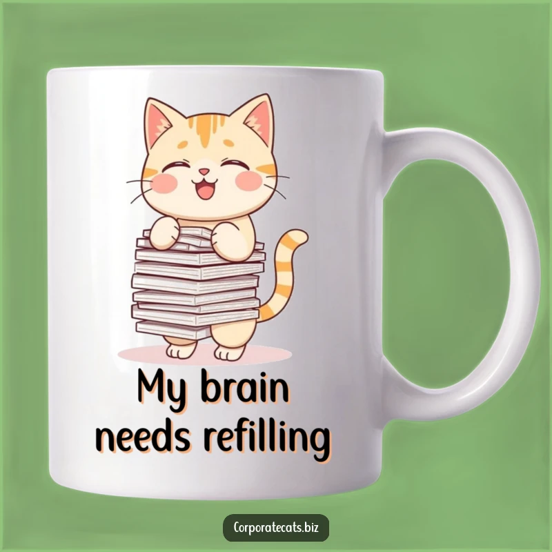 Funny Cat Office Chaos Mug: Perfect Gift for Overwhelmed Professionals