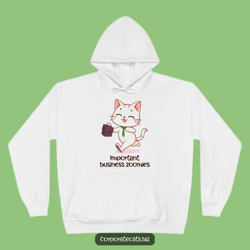 Funny Cat On The Go Hoodie: Stay Cozy and Motivated with This Hilarious Gift