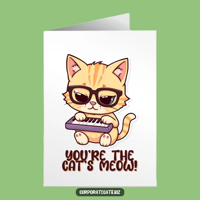 Free Printable Congrats Card: Keyboard Cat, Your Witty Downloadable Gift!