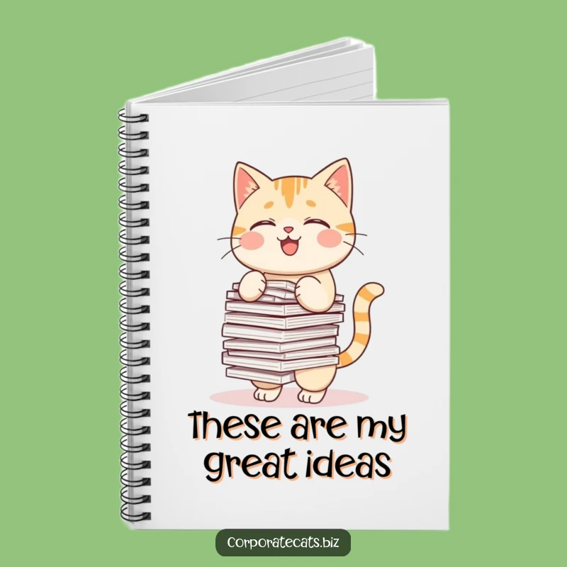 Funny Cat Notebook: Hilarious Journal for Ideas & Office Shenanigans