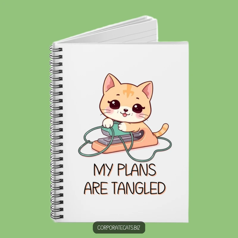 Funny Cat Stapler Notebook: Hilarious Office Journal Gift