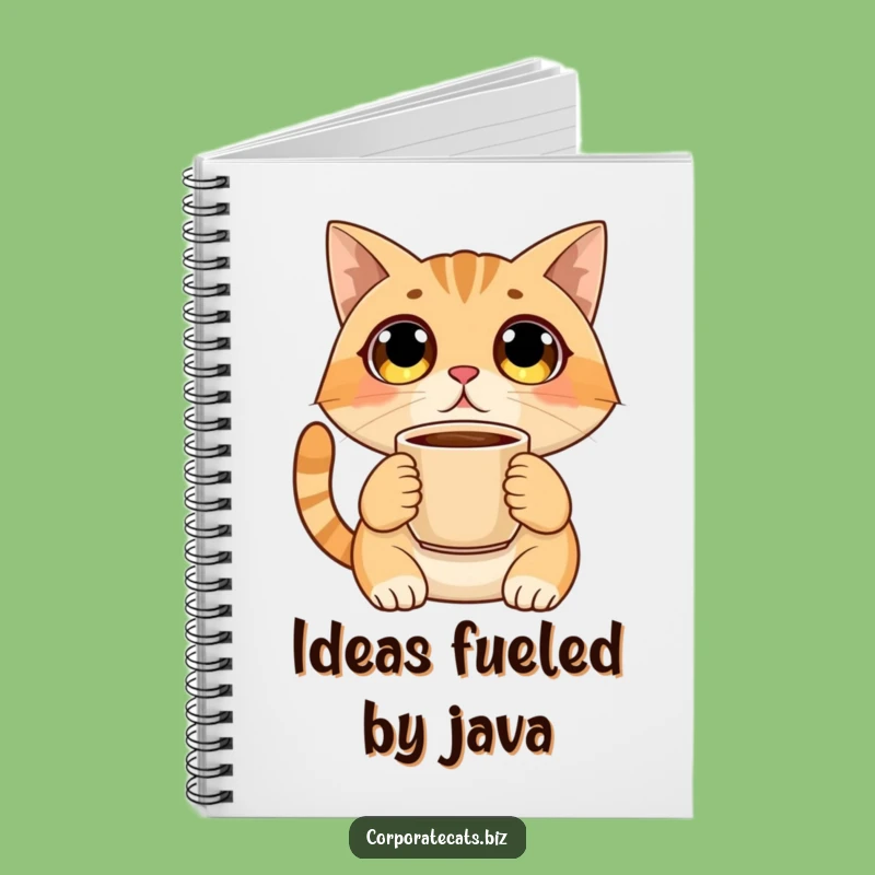 Funny Surprised Cat Notebook - Wide-Eyed Feline Journal - Hilarious Note-Taking Gift