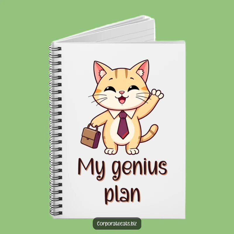 Funny Cat Business Notebook: Hilarious Journal for Ideas, Perfect Gift for Planners
