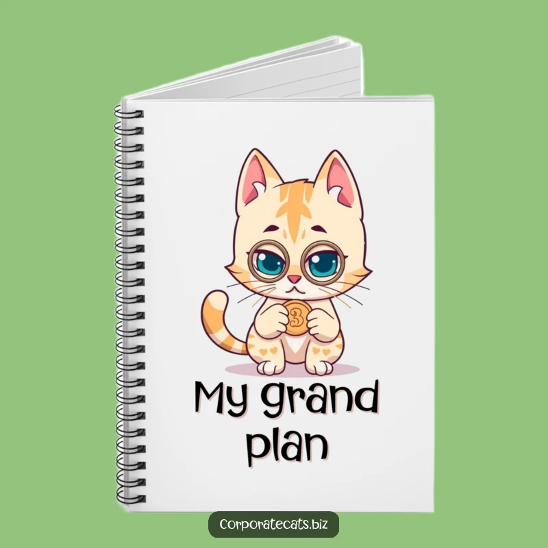 Funny Cat Detective Notebook: Document Your Discoveries with Feline Wit