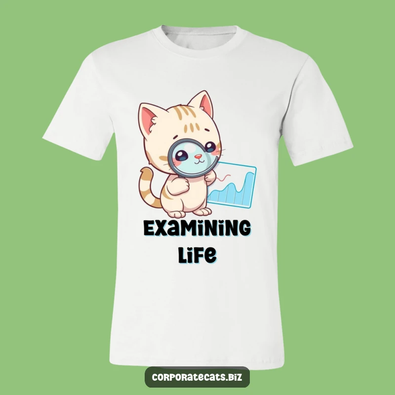 Funny Curious Cat T-Shirt - Mystery Solver Outfit Gift