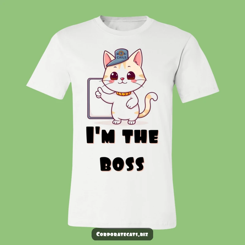 Funny Boss Cat T-Shirt - Empowering and Hilarious Tee for the Big Boss