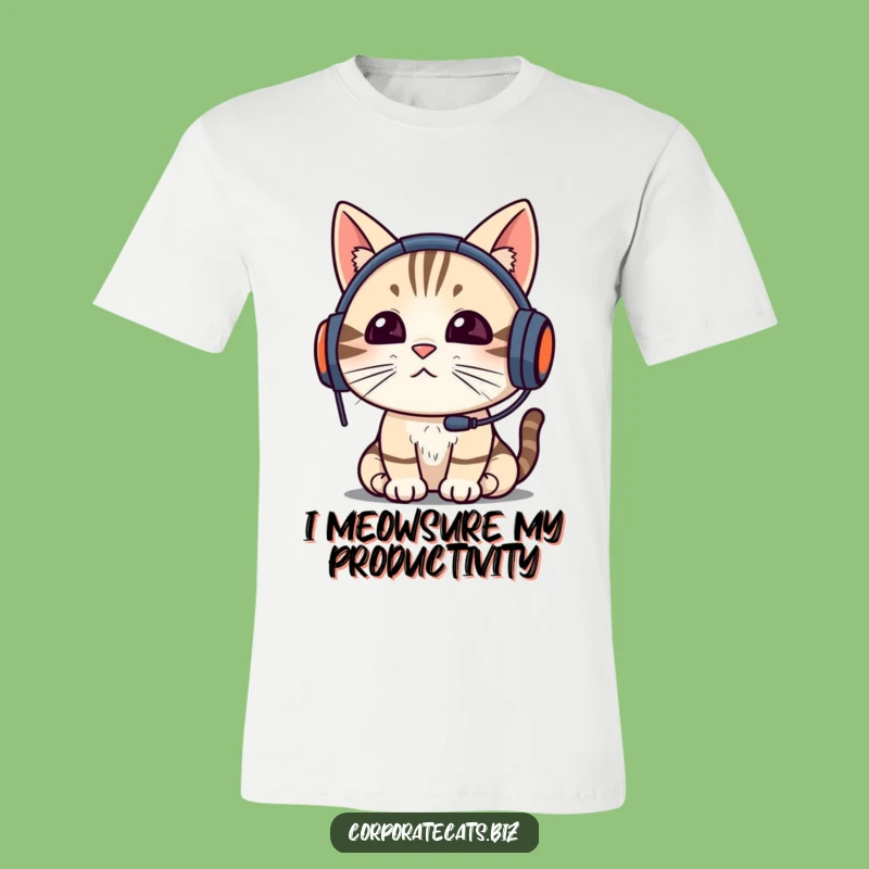 Funny Cat Video Call T-Shirt: Hilarious WFH Feline Tee, Perfect for a Funny Gift!