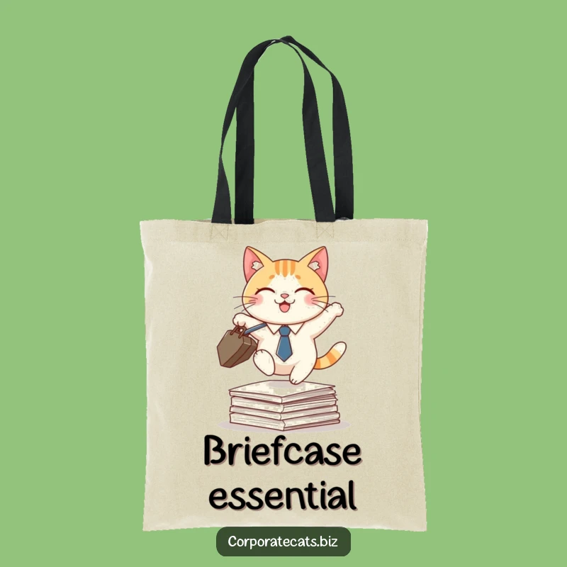 Funny Cat Commuter Tote Bag: Carry Your Success with Style!